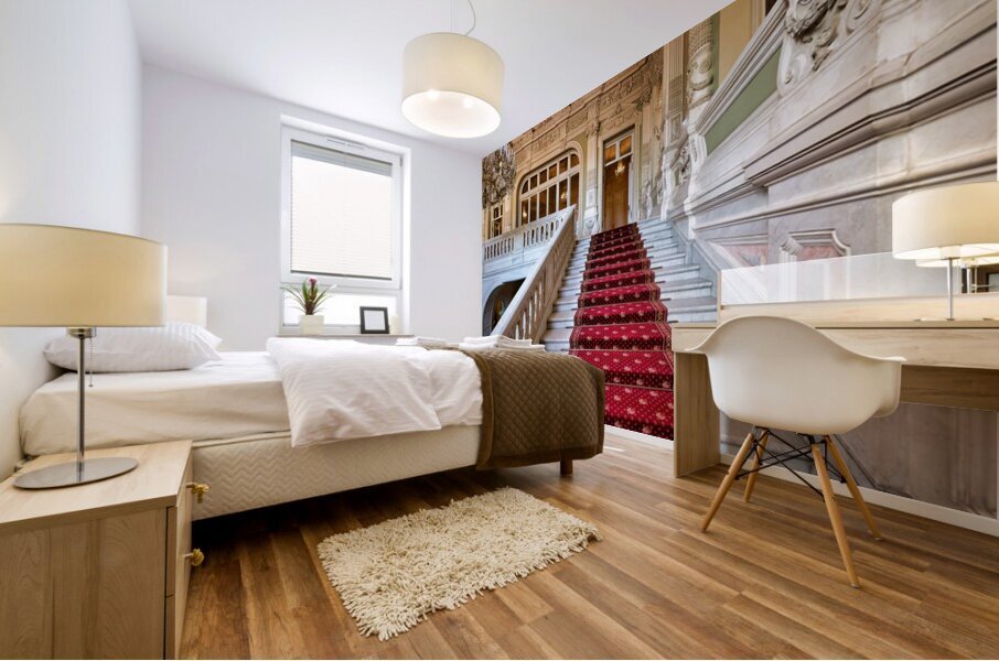 Stairs to upper levels of Yusupov Palace St. Petersburg Impression murale