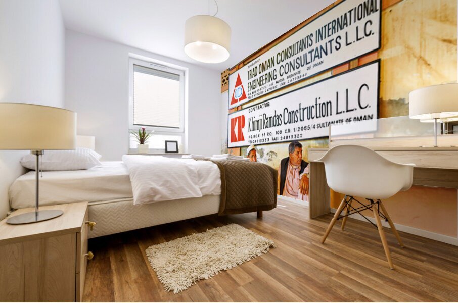 Visit to Mutrah Souq in Muscat Oman during the day Mural print