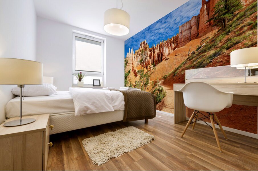 Exploring queens garden at bryce canyon national park Impression murale