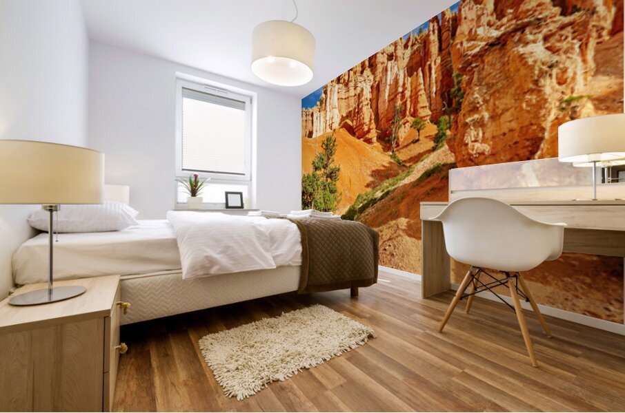 Explore queens garden in bryce canyon national park Mural print