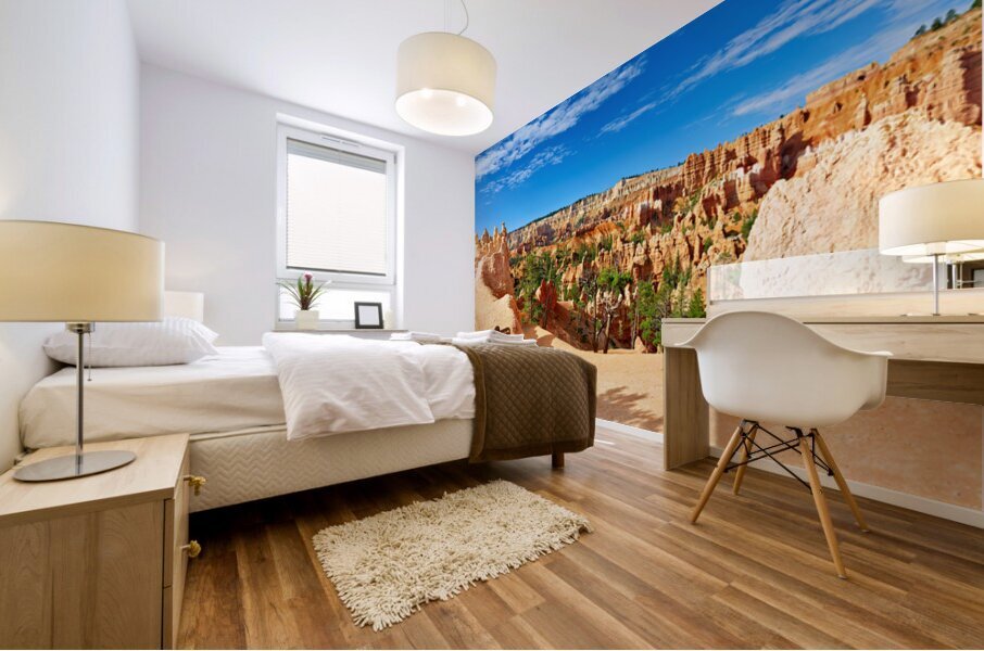 Explore queens garden in bryce canyon national park usa Mural print