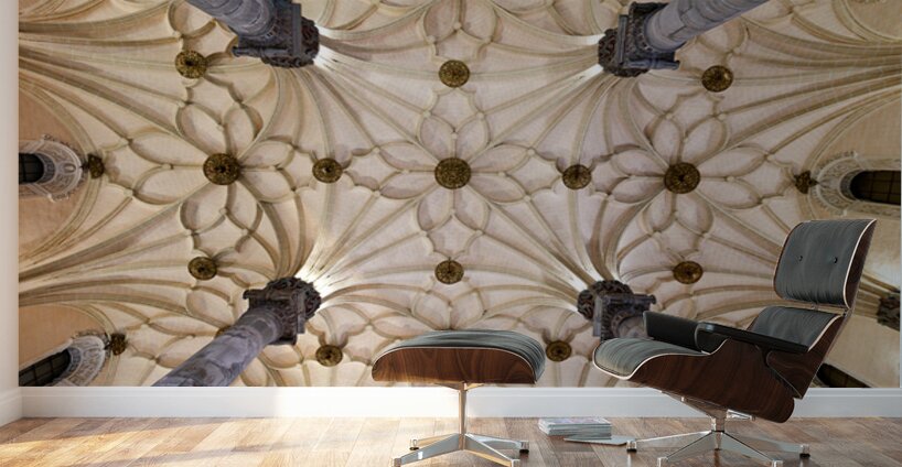 Artistic ceiling design in Zaragoza exhibition hall – Wall Mural 2