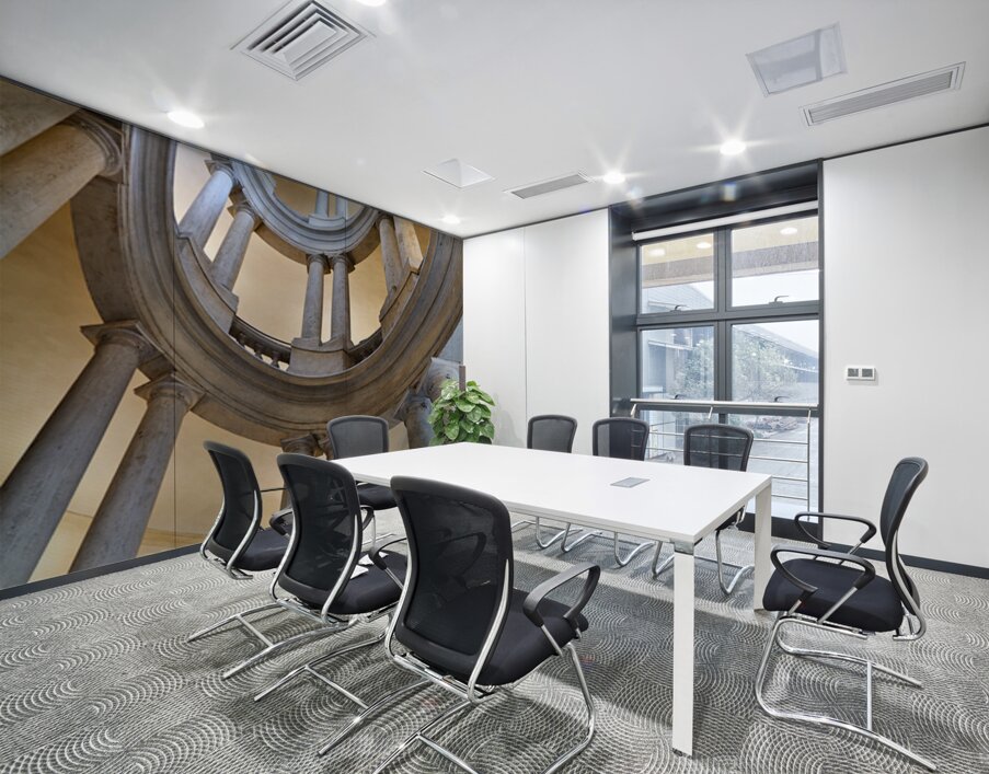 Staircase design in Galleria Nazionale dArte Antica in Rome – Wall Mural 3