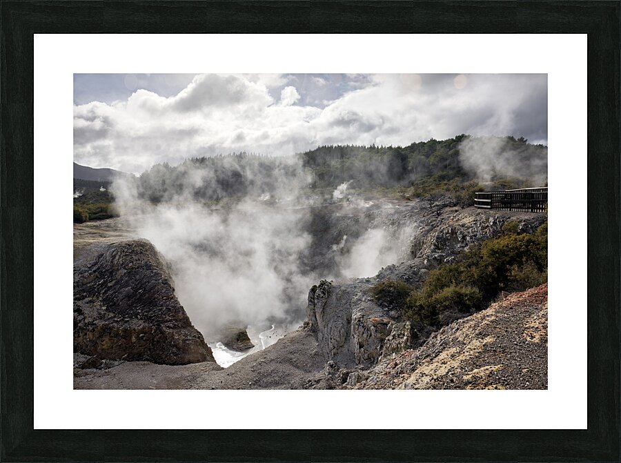 Rotorua. New Zealand. Waiotapu Thermal Wonderland Picture Frame print