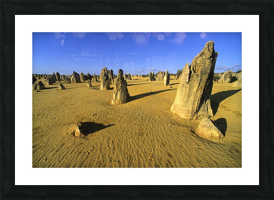 Pinnacles Desert. Nambung National Park. Western Australia Picture Frame print
