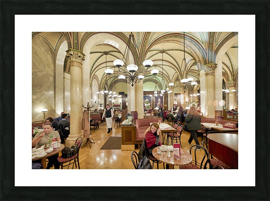 Cafe Central. Vienna Austria Picture Frame print