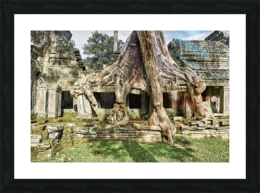 Preah Kahn temple. Siem Reap. Cambodia Picture Frame print