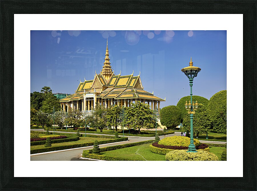 The Throne Hall at the Royal Palace Phnom Penh Cambodia Picture Frame print
