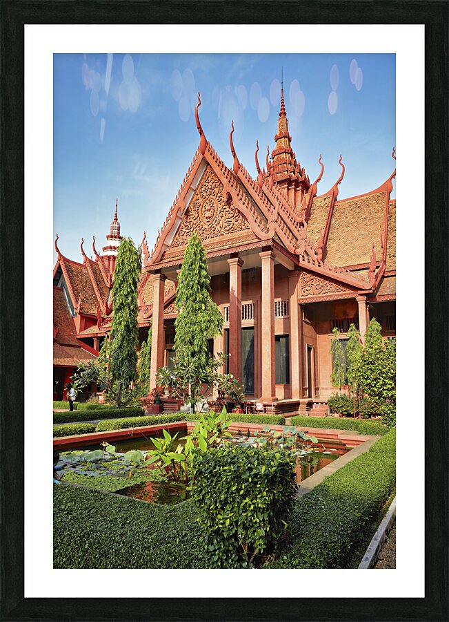 The National Museum of Phnom Penh Cambodia Picture Frame print