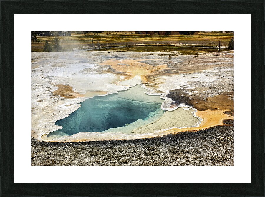 Depression Geyser. Yellowstone National Park. Wyoming. USA Picture Frame print