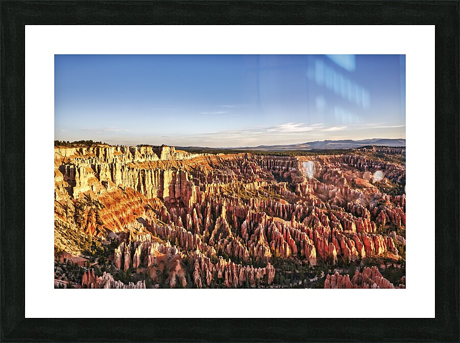 Sunrise at Bryce Point lookout in the Bryce Canyon National Park. Utah USA Picture Frame print