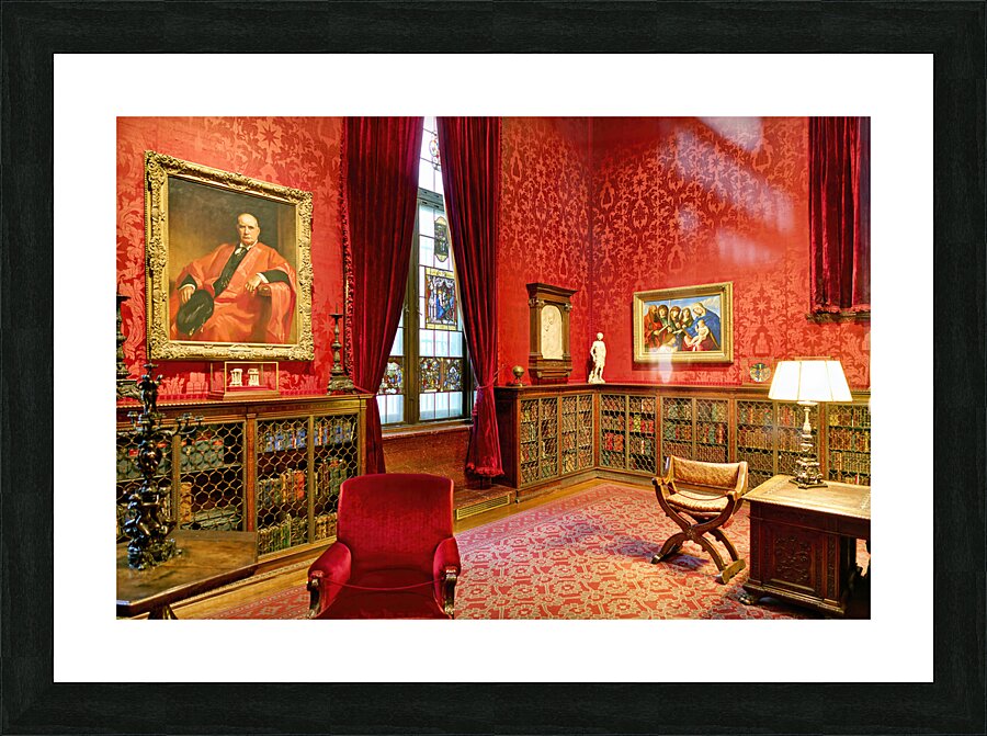 New York. Manhattan. United States. The Morgan Library and Museum Picture Frame print