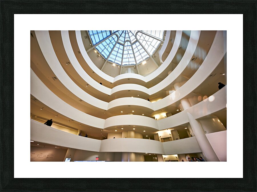 UNITED STATES. New York. Guggenheim museum Picture Frame print
