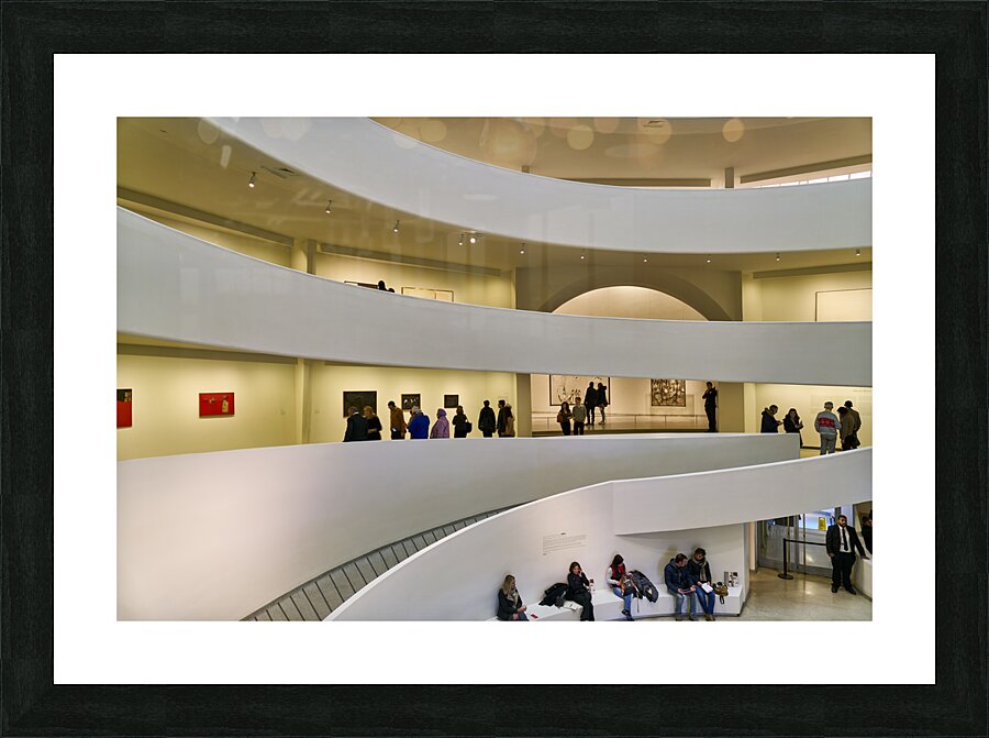 New York. Manhattan. United States. Solomon R. Guggenheim Museum Picture Frame print