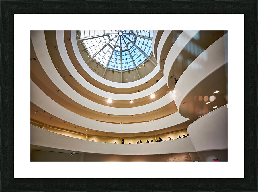 New York. Manhattan. United States. Solomon R. Guggenheim Museum Picture Frame print