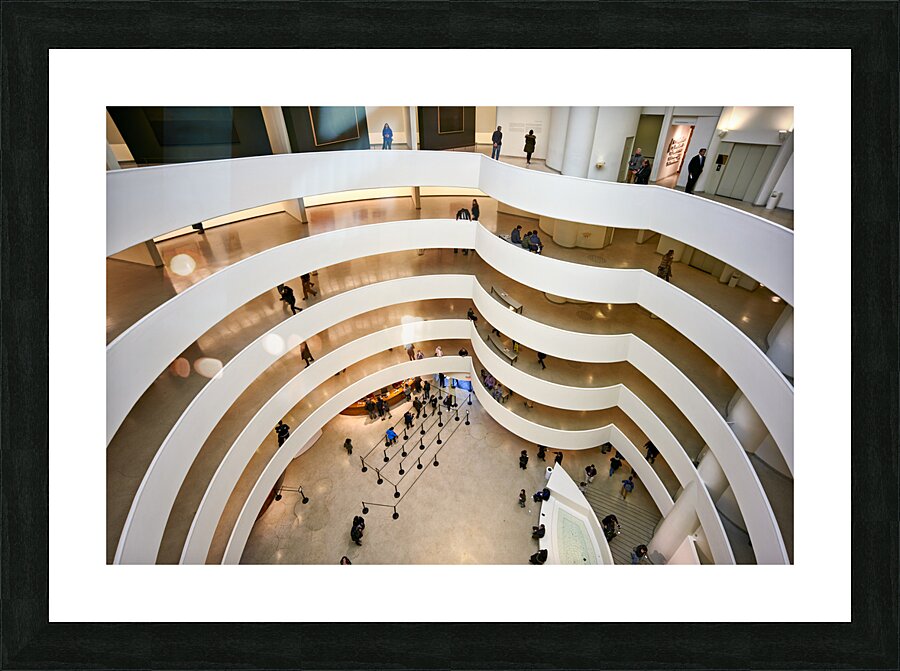 New York. Manhattan. United States. Solomon R. Guggenheim Museum Picture Frame print