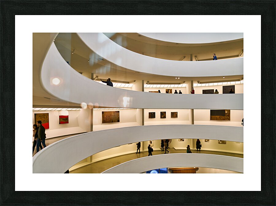 New York. Manhattan. United States. Solomon R. Guggenheim Museum Picture Frame print