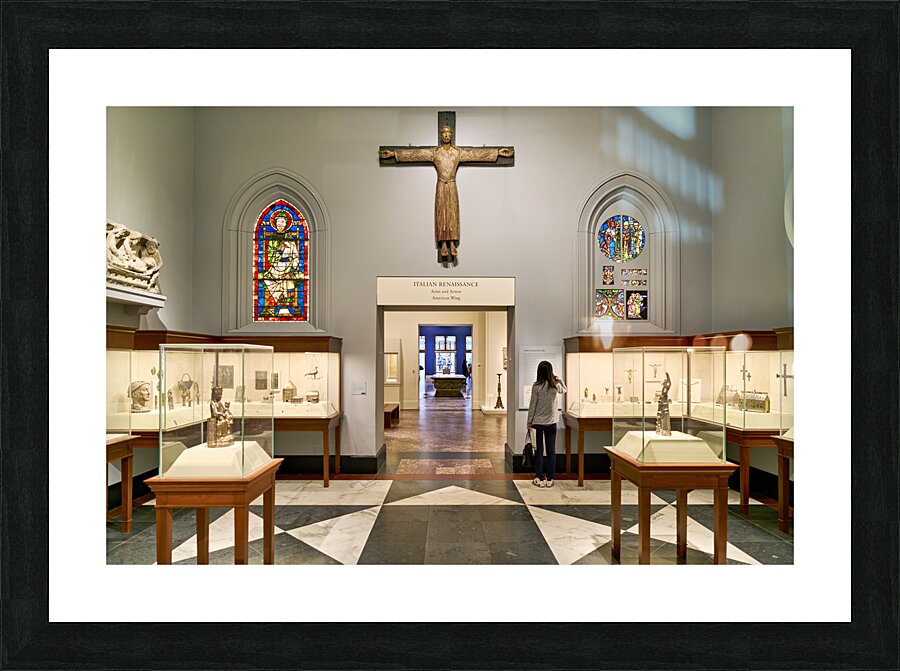 New York. Manhattan. United States. The Metropolitan Museum of Art. Medieval Art Picture Frame print