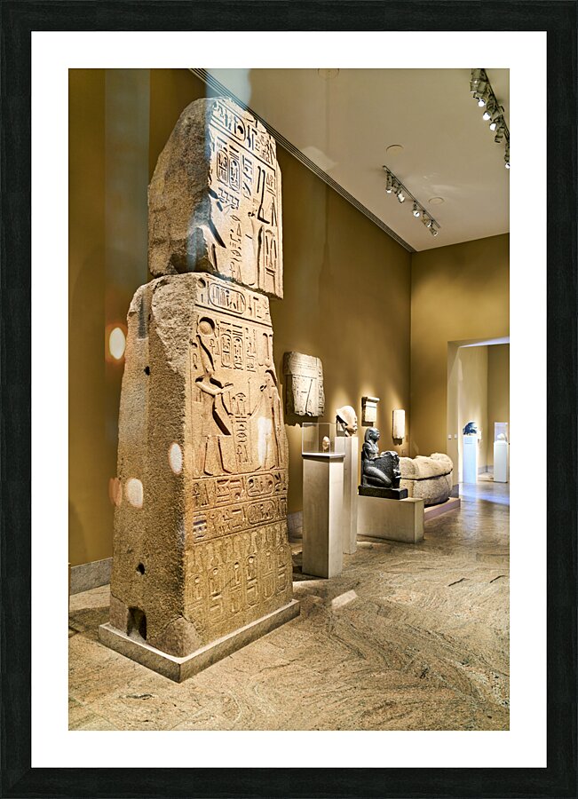 New York. Manhattan. United States. The Metropolitan Museum of Art. Egyptian Art Picture Frame print