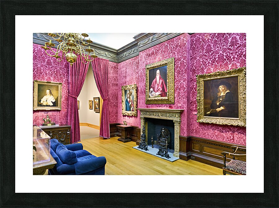 New York. Manhattan. United States. The Metropolitan Museum of Art. The Robert Lehman Collection Picture Frame print