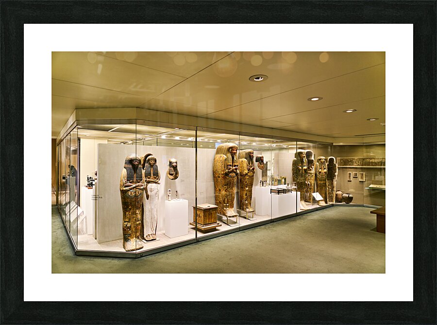 New York. Manhattan. United States. The Metropolitan Museum of Art. Egyptian Art Picture Frame print