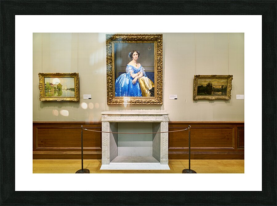 New York. Manhattan. United States. The Metropolitan Museum of Art. Ingres. The Princesse De Broglie. Robert Lehman Collection Picture Frame print