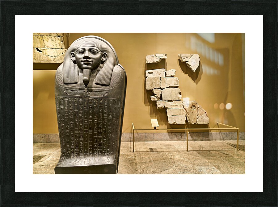 New York. Manhattan. United States. The Metropolitan Museum of Art. Egyptian Art Picture Frame print