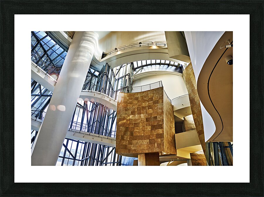 Bilbao Biscay Spain. The interiors of the Guggenheim Museum Picture Frame print