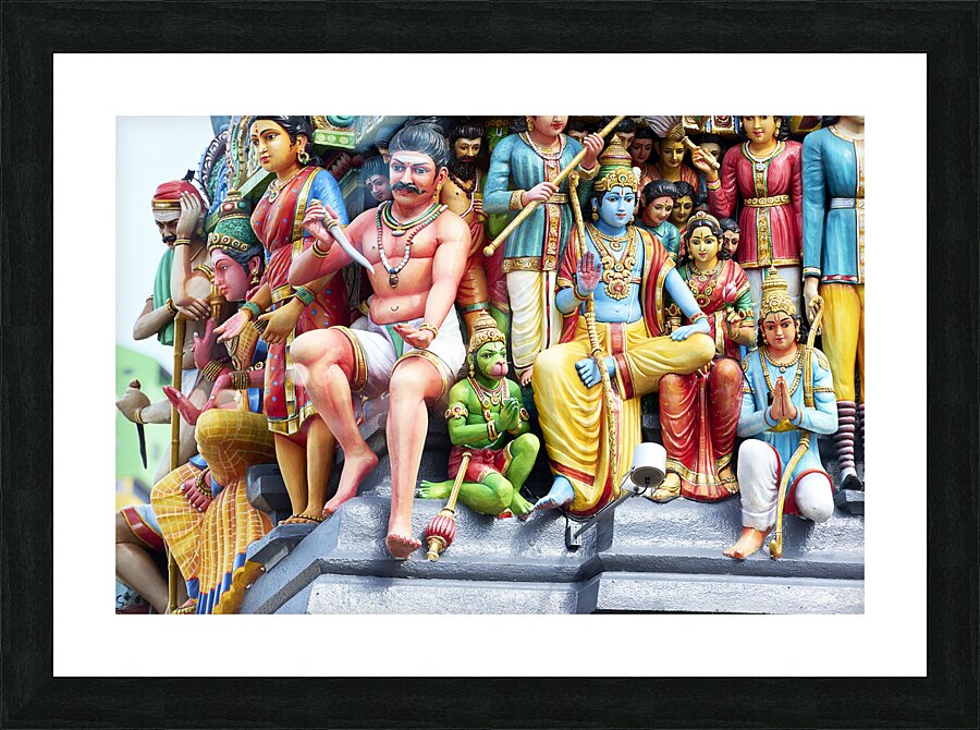Singapore. Sri Mariamman Temple Picture Frame print