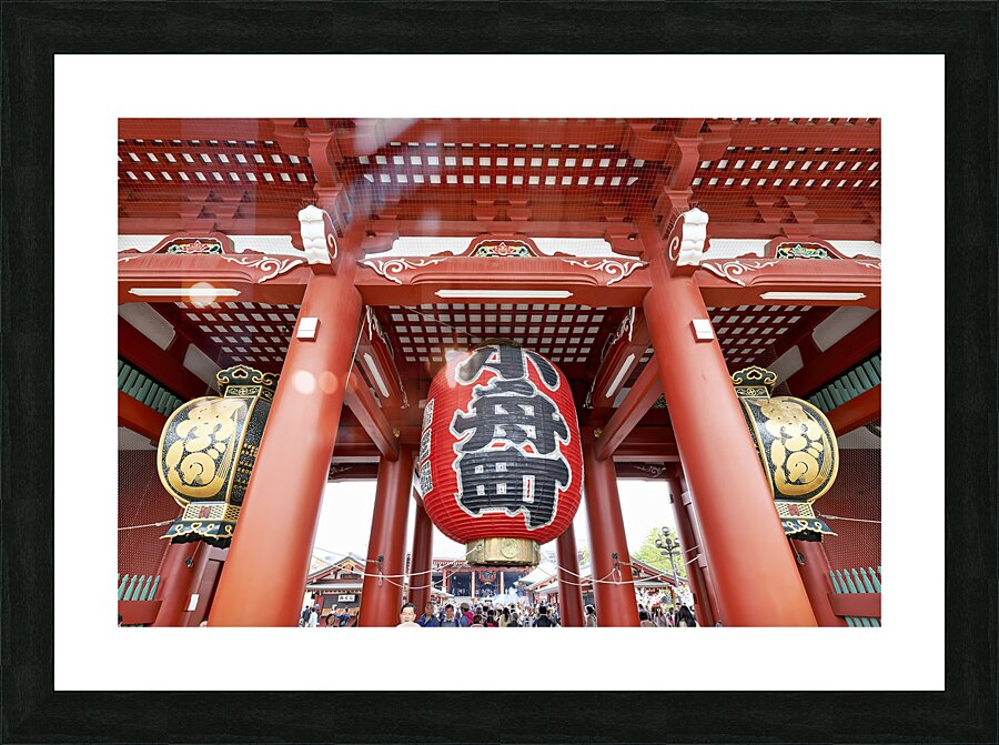 Japan. Tokyo. Senso ji temple at Asakusa Picture Frame print