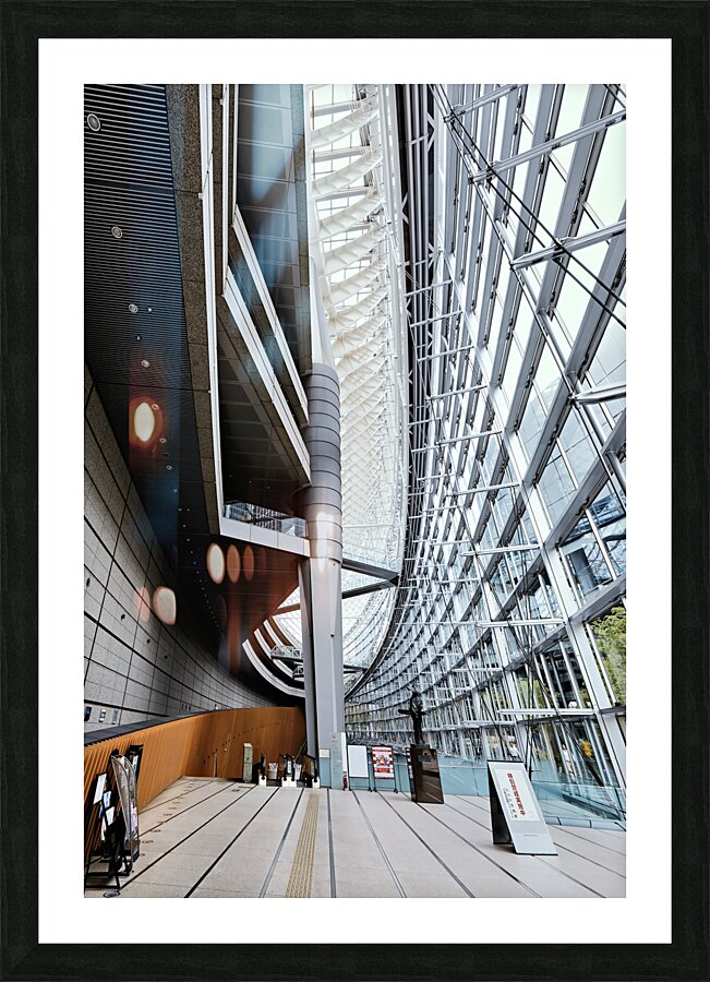 Japan. Tokyo. The International Forum Picture Frame print