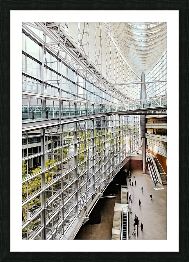 Japan. Tokyo. The International Forum Picture Frame print