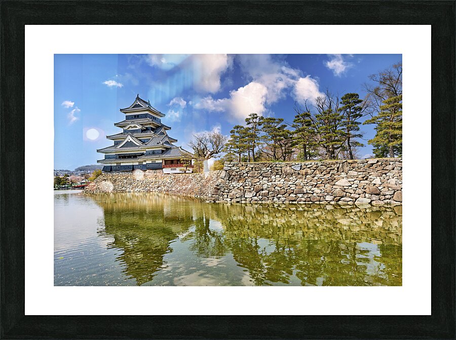 Japan. Matsumoto Castle Picture Frame print
