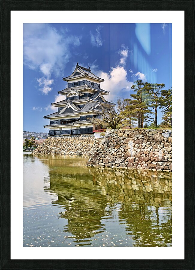 Japan. Matsumoto Castle Picture Frame print