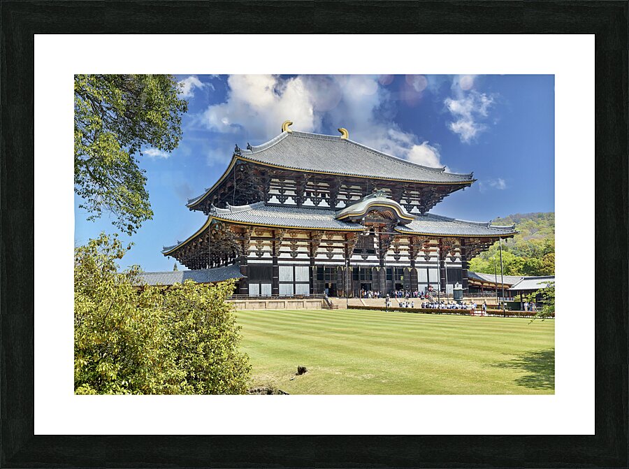 Japan. Nara. Todai-ji temple Picture Frame print