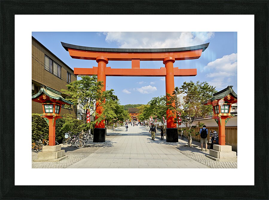 Japan. Kyoto. Fushimi Inari Taisha Shrine Picture Frame print