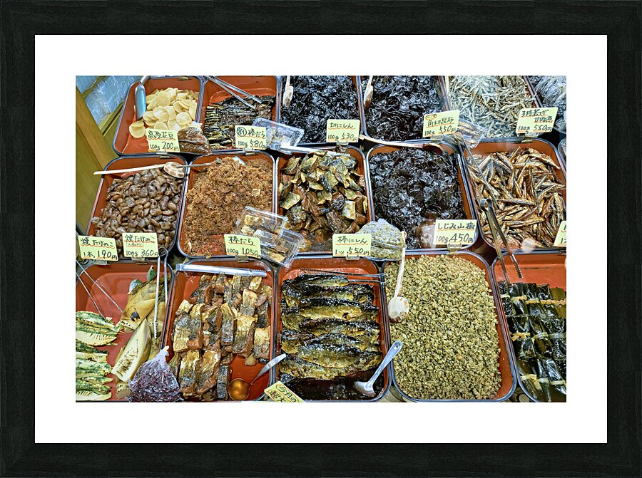 Japan. Kyoto. Nishiki Market Picture Frame print