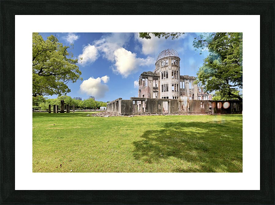 Japan. Hiroshima. Peace Memorial Genbaku Dome Picture Frame print