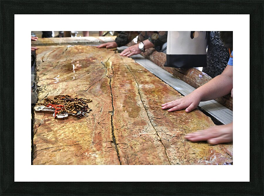 Jerusalem Israel. The church of the Holy Sepulchre Picture Frame print