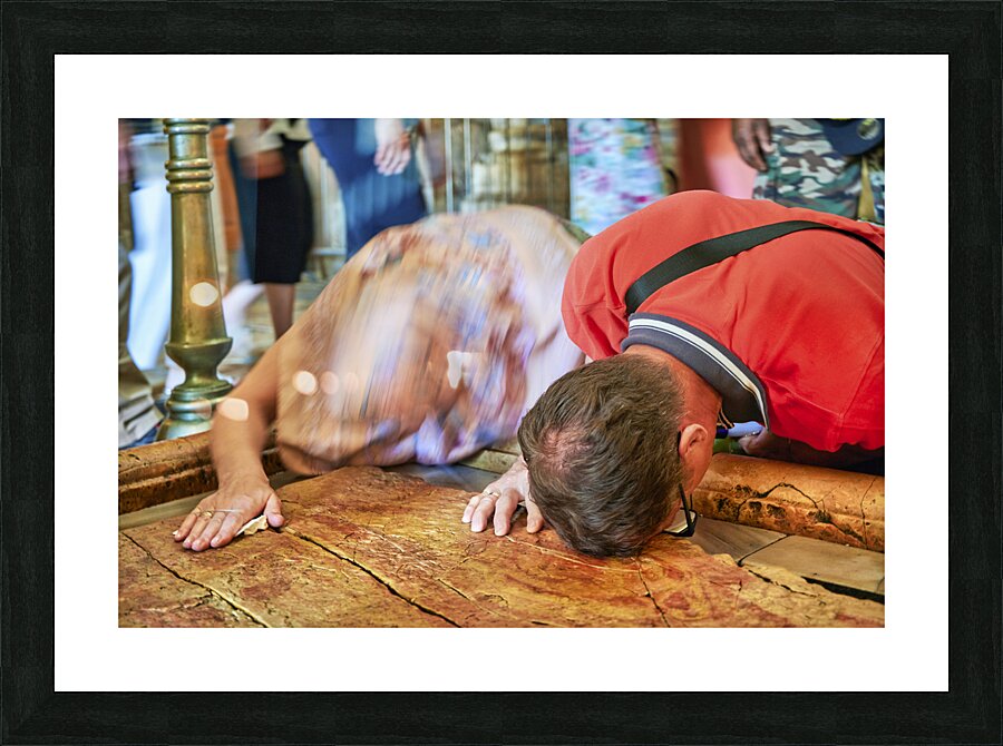 Jerusalem Israel. The church of the Holy Sepulchre Picture Frame print