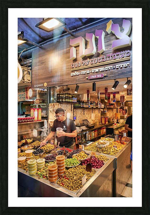 Jerusalem Israel. Mahane Yehuda Market Picture Frame print