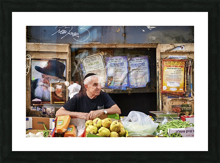 Jerusalem Israel. Mahane Yehuda Market Picture Frame print