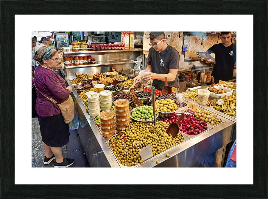 Jerusalem Israel. Mahane Yehuda Market Picture Frame print