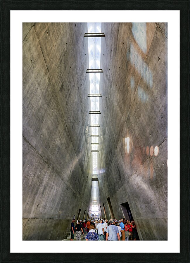 Jerusalem Israel. Yad Vashem. Memorial to the victims of the holocaust Picture Frame print