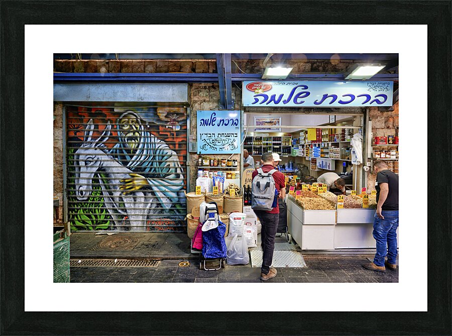 Jerusalem Israel. Mahane Yehuda Market Picture Frame print