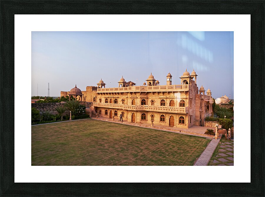 India Rajasthan. Khimsar Fort Picture Frame print