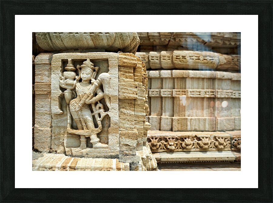 India Rajasthan. Chittorgarh Fort Picture Frame print