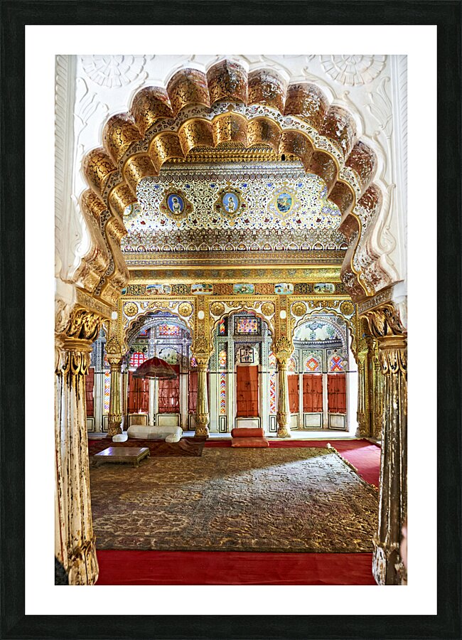 India Rajasthan Jodhpur. Mehrangarh Fort Picture Frame print