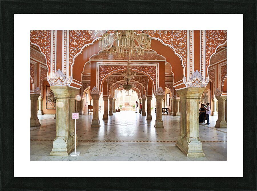 India Rajasthan Jaipur. City Palace Picture Frame print