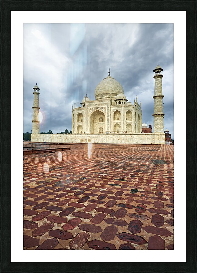 India Agra. The Taj Mahal Palace Picture Frame print